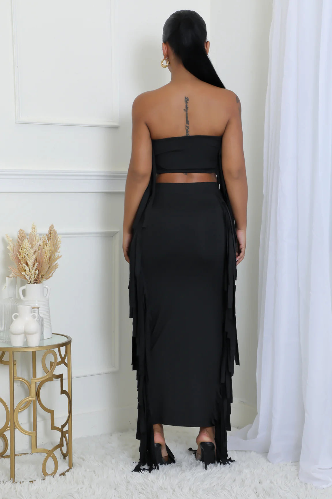 GET A CLUE FRILL SKIRT SET