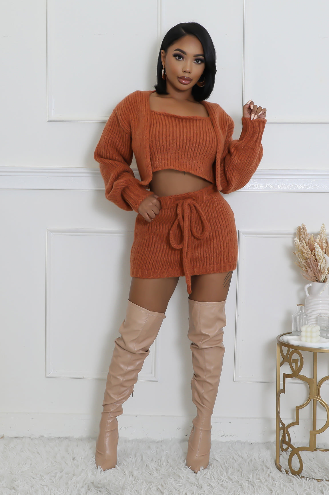 3 PC OLD TIME LOVE SKIRT SET