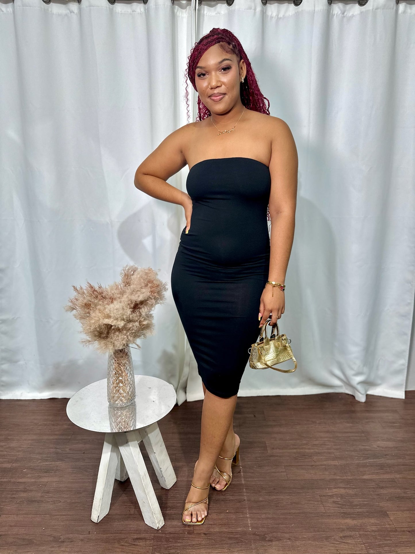 TUBE MIDI DRESS