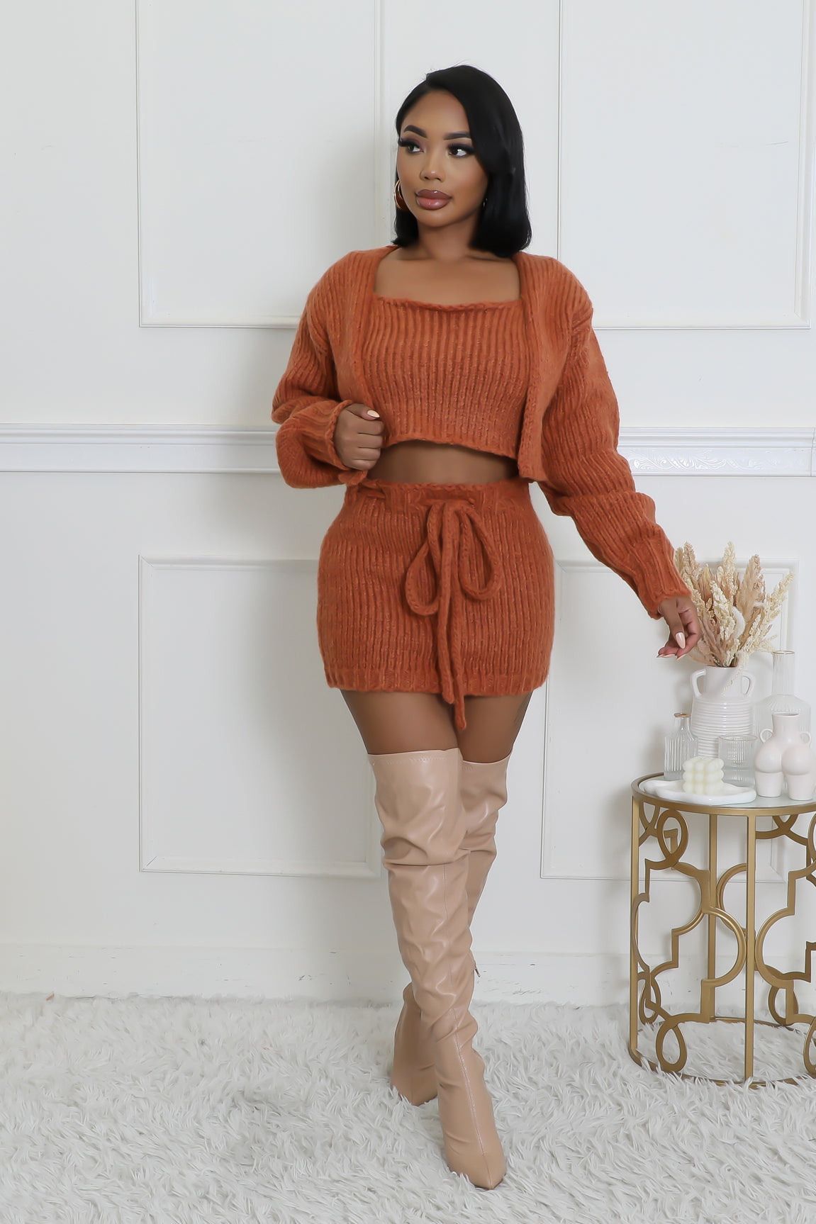 3 PC OLD TIME LOVE SKIRT SET