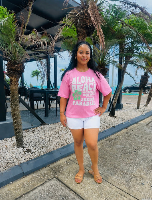 ALOHA BEACH GRAPHIC TEE