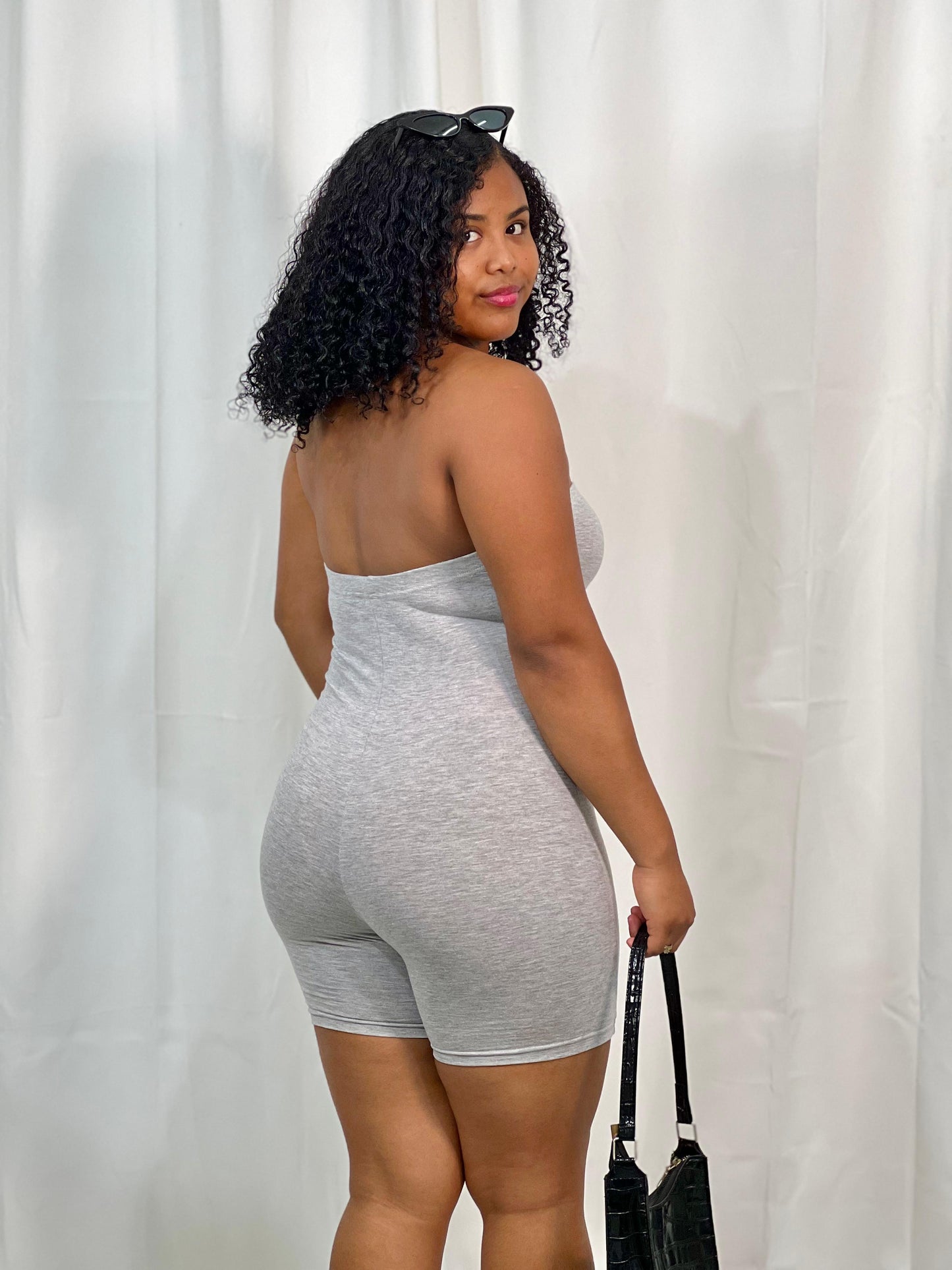 TUBE SOLID COLOR ROMPER