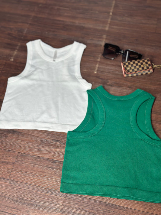 SVLS RIBBED CROP TOP