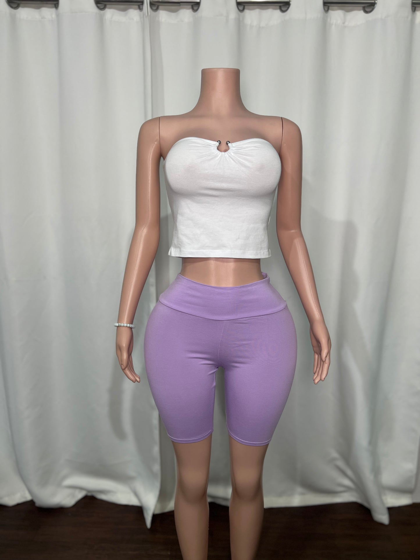 HIGH WAISTED BIKER SHORT