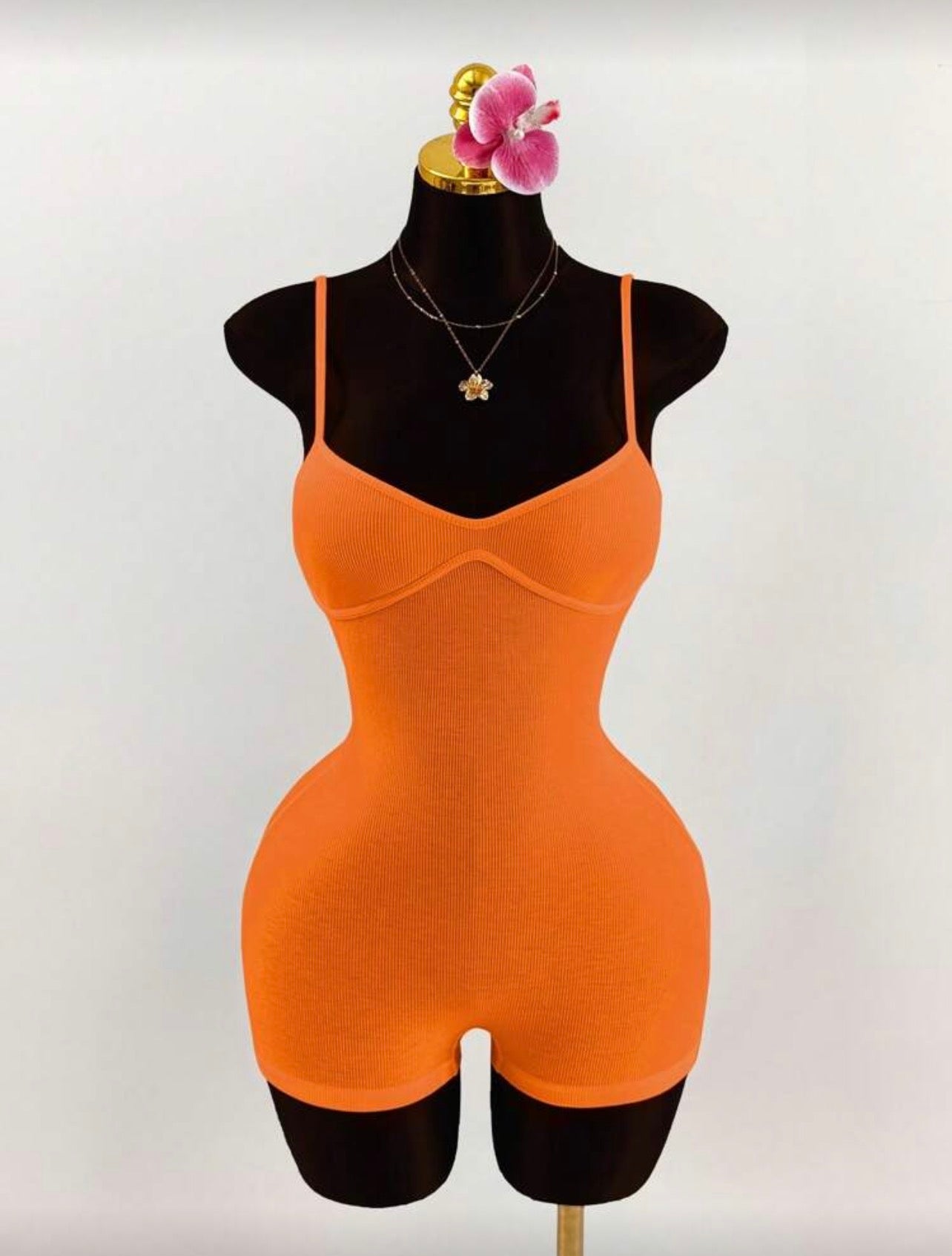 SOLID BACK OUT MINI ROMPER