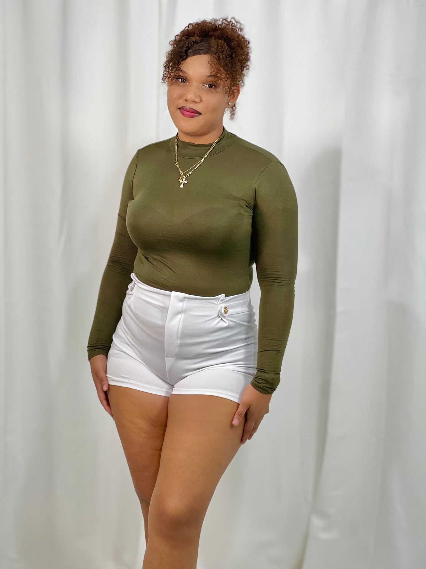 CREW NECK LONG SLEEVE TOP