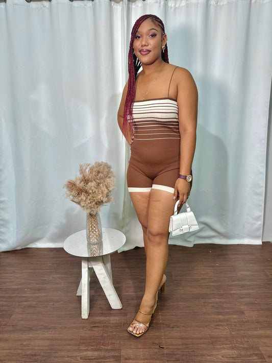 RIBBED COMFY ROMPER