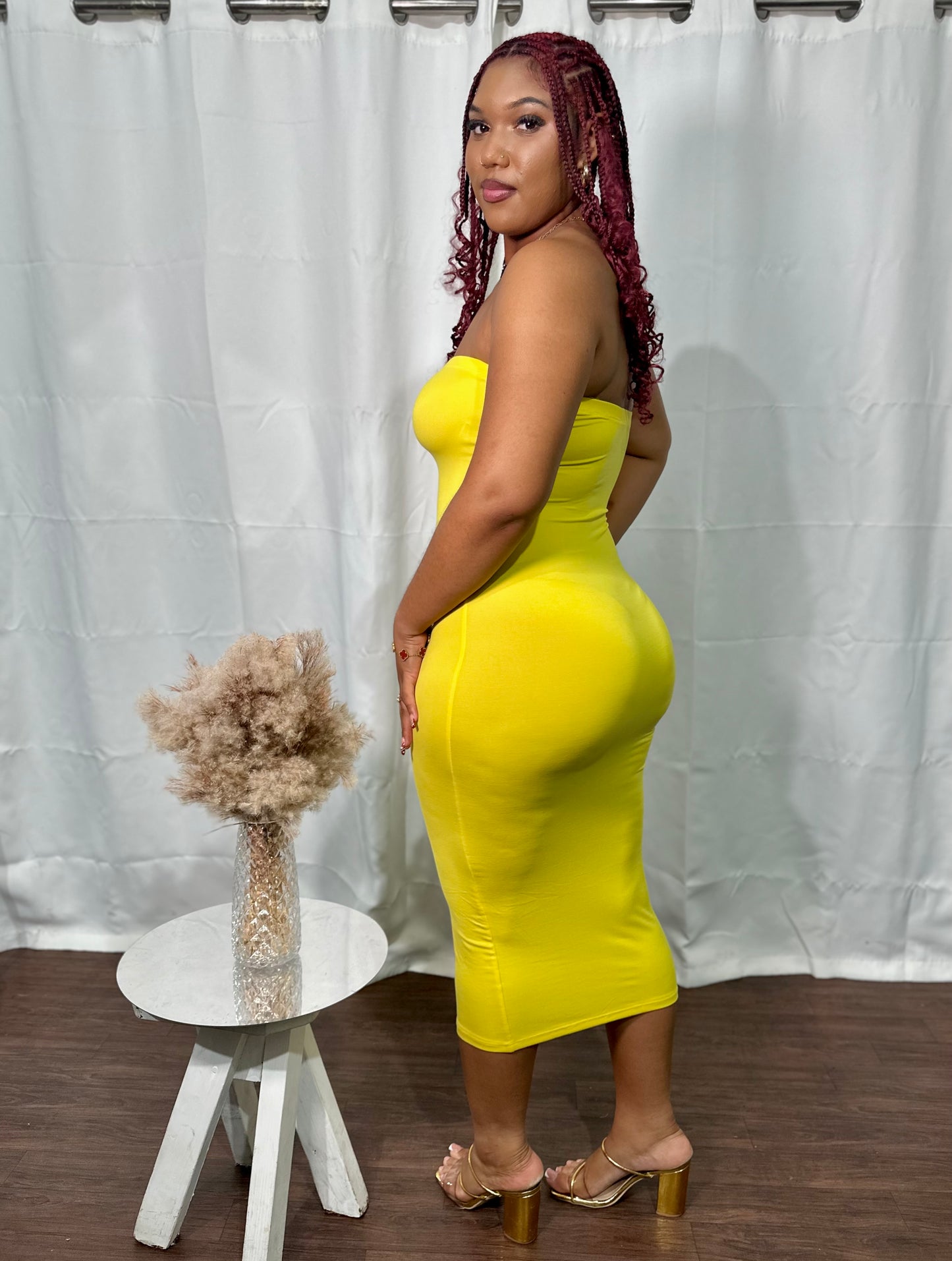 TUBE MIDI DRESS