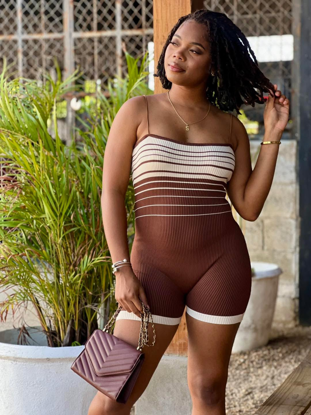 RIBBED COMFY ROMPER