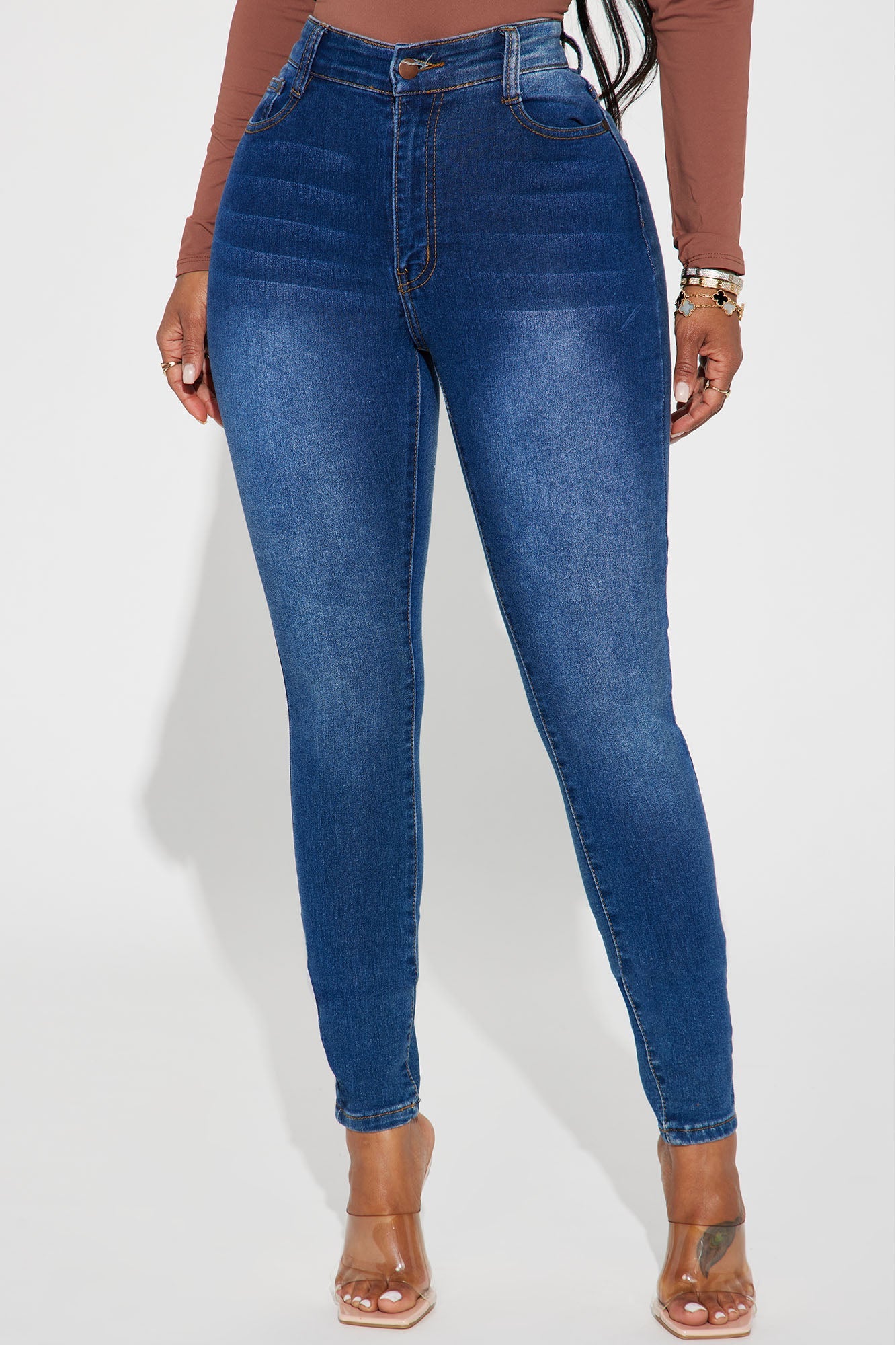 FIRST PICK HIGH RISE JEANS