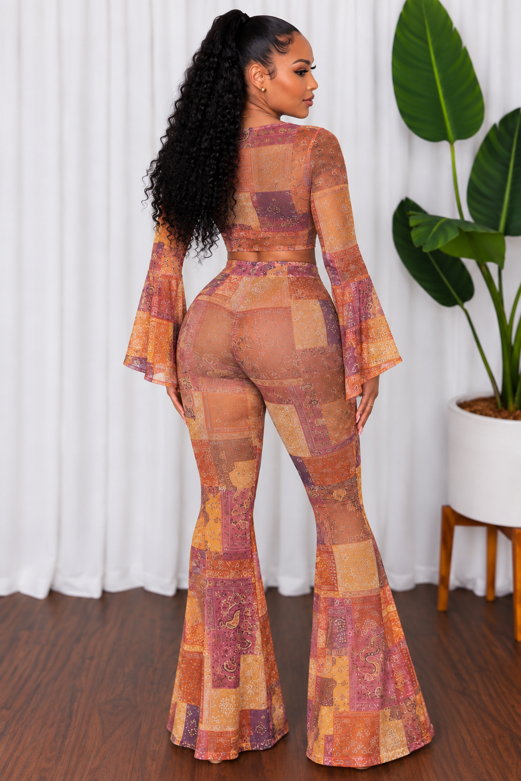 PAISLEY MUSE SHEER SET
