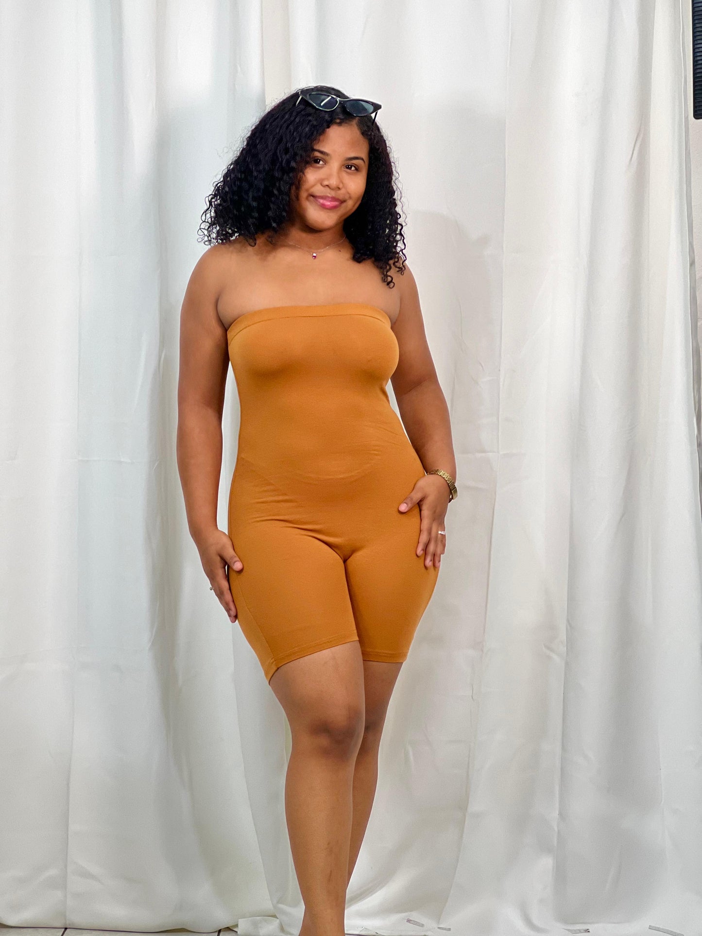 TUBE SOLID COLOR ROMPER