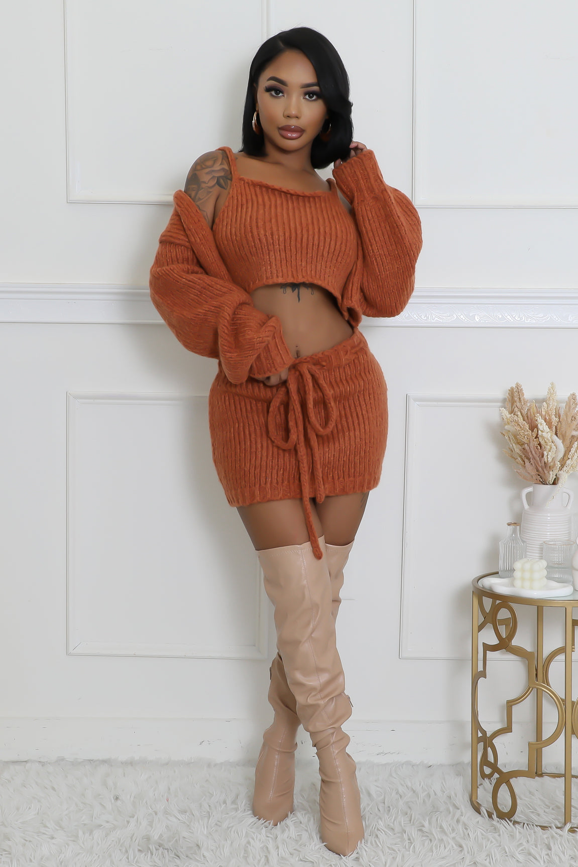 3 PC OLD TIME LOVE SKIRT SET