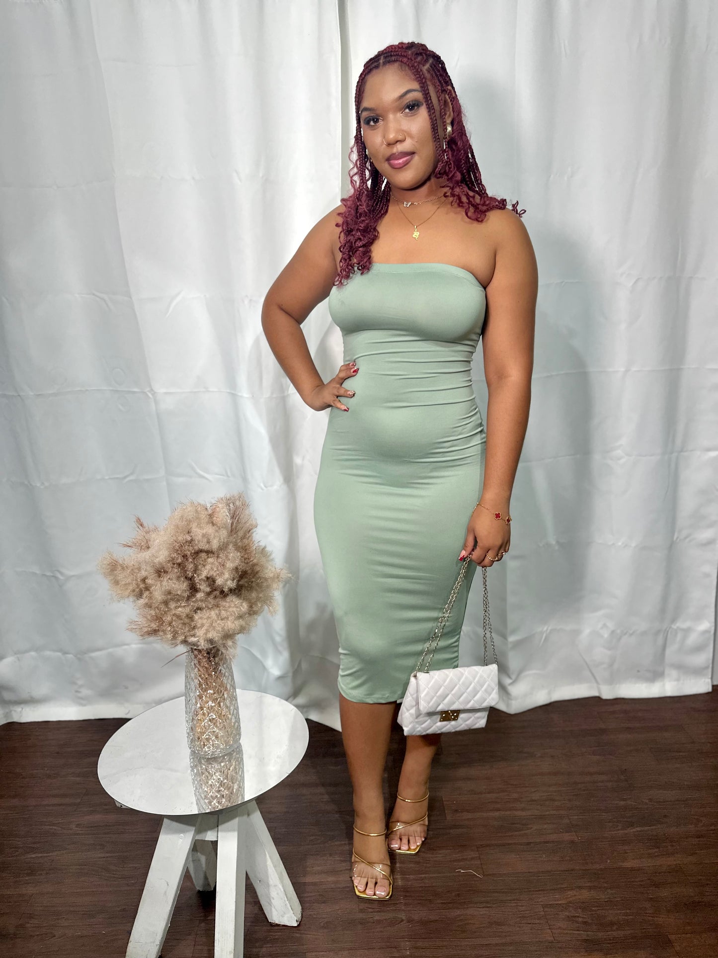 TUBE MIDI DRESS