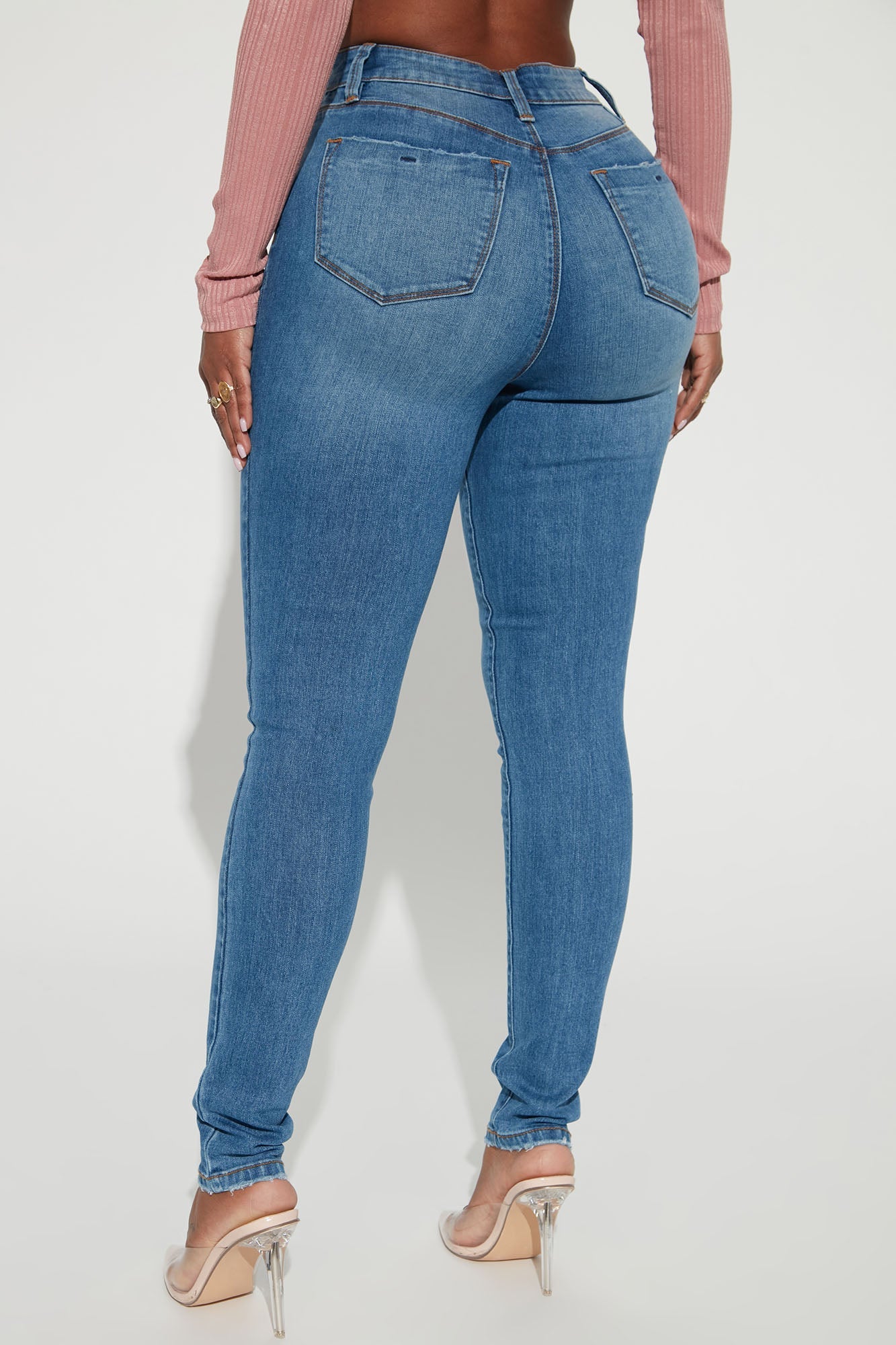 ON THE LIST DELUXE STRETCH SKINNY JEANS