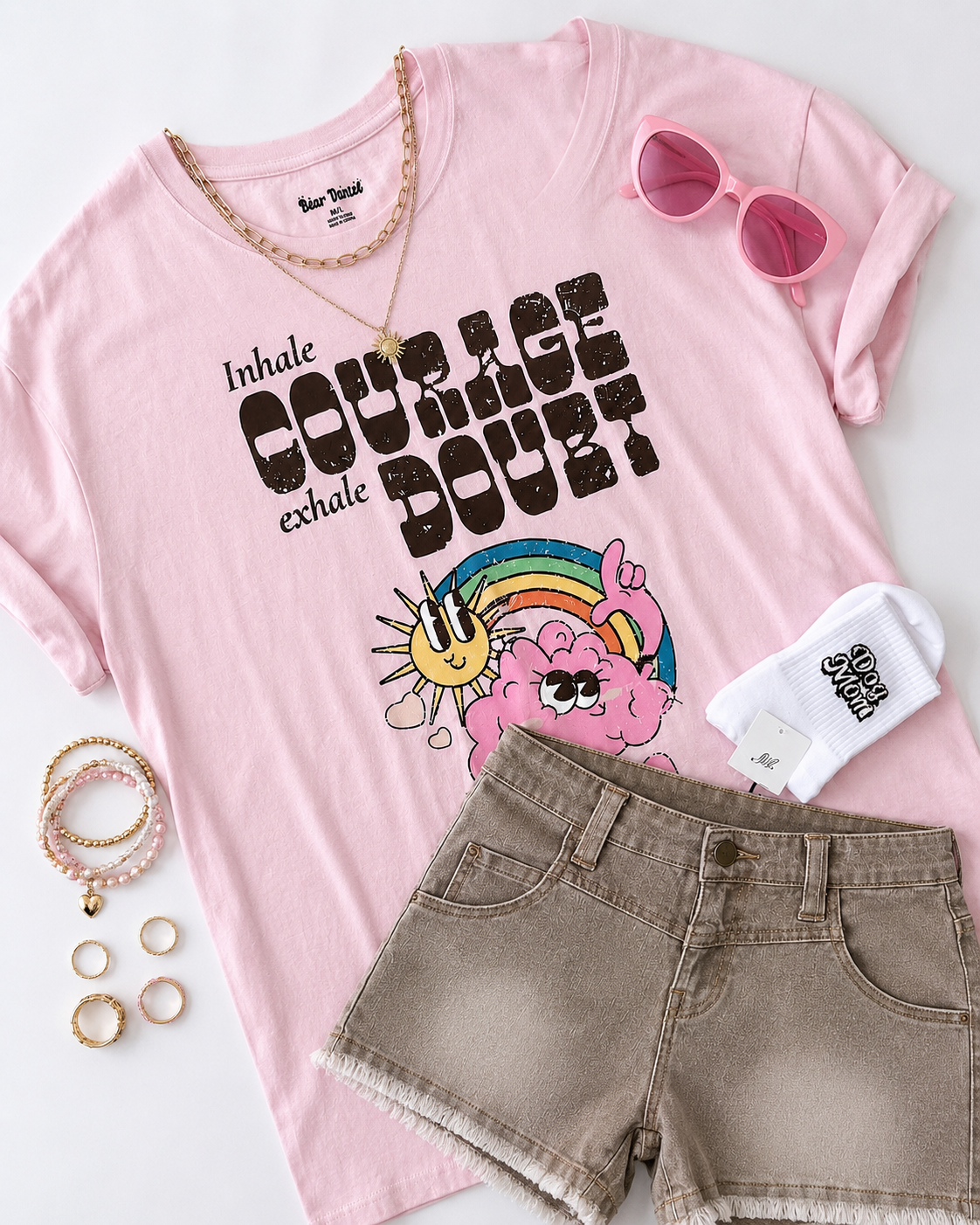 COURAGE/DOUBT GRAPHIC TEE