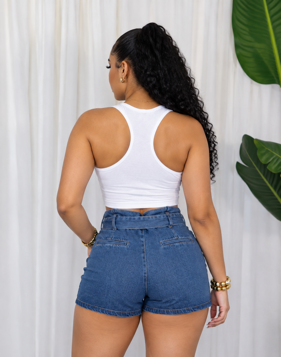 RACERBACK CROP TANK TOP