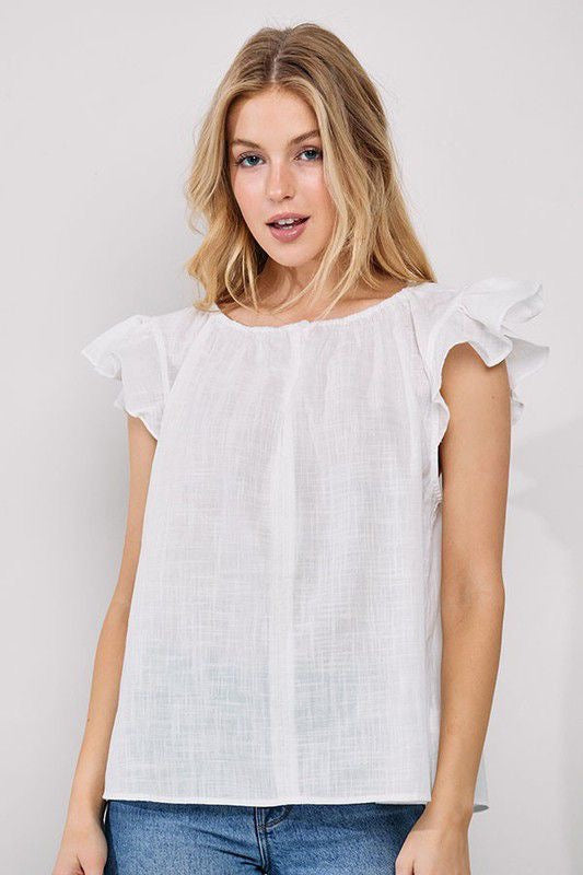 DIVINE LINEN TOP