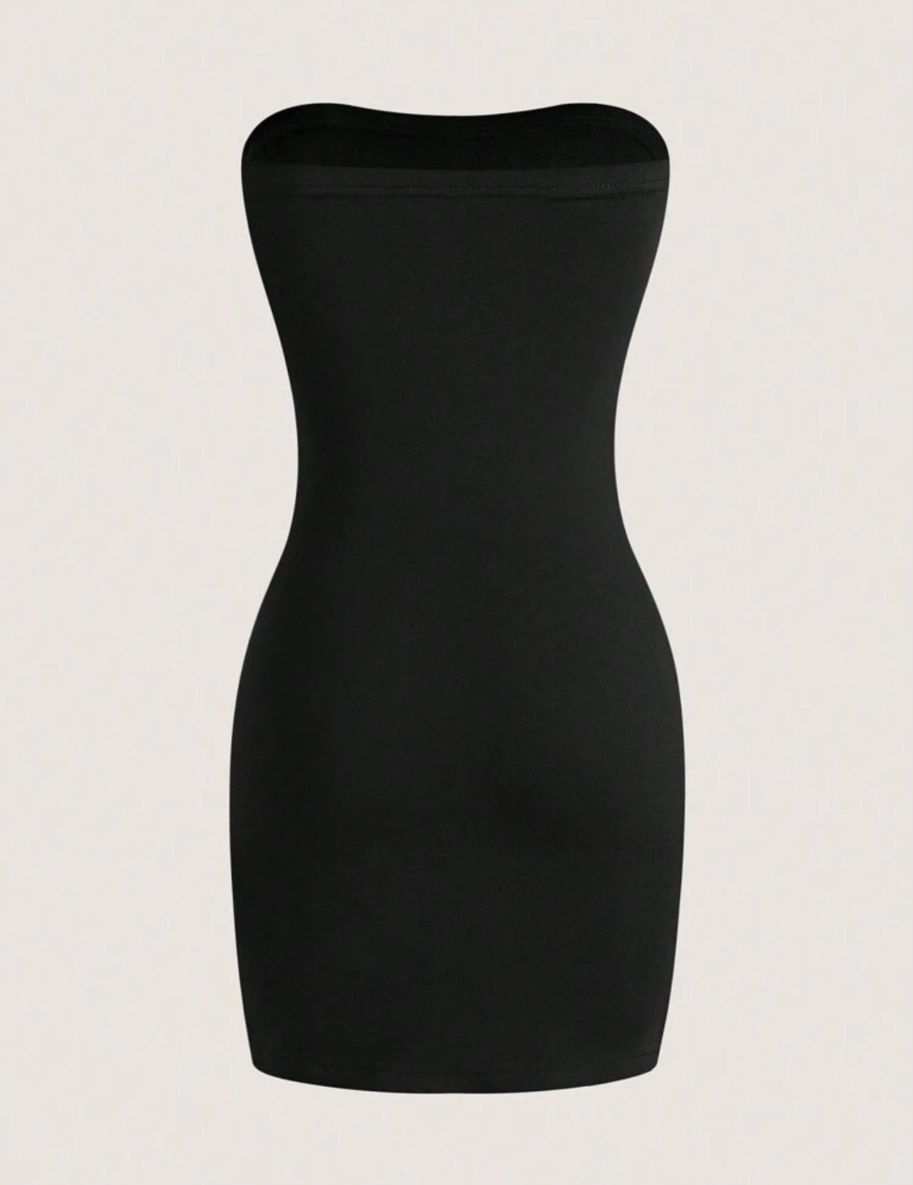 TUBE SLIT MINI DRESS