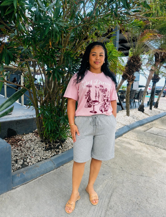 GIRL DINNER GRAPHIC TEE