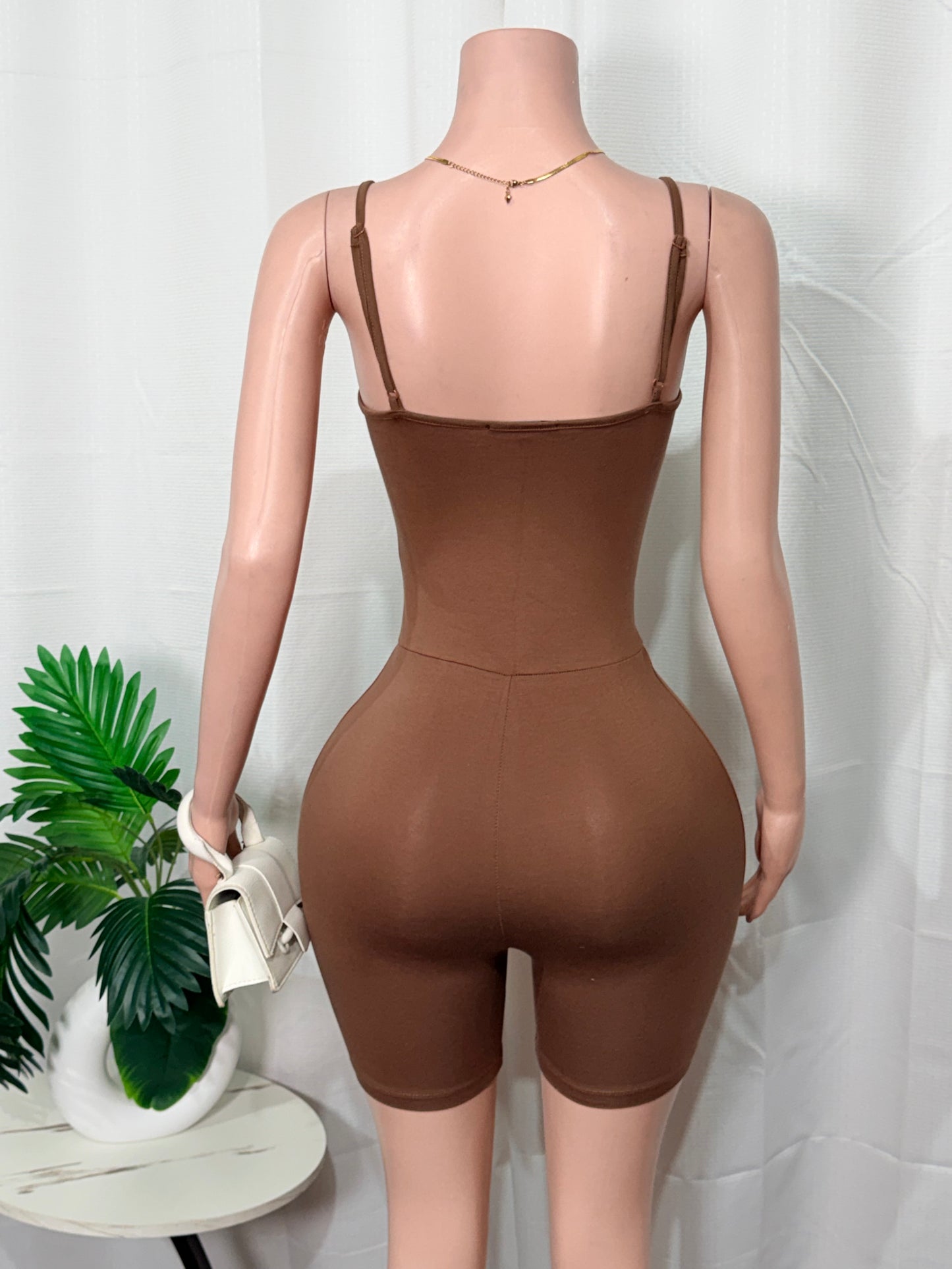 CAMI BIKER SHORT ROMPER
