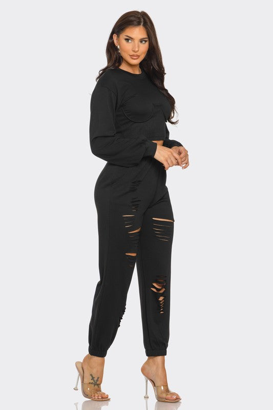 STREET SOFT LONG SLEEVE SET