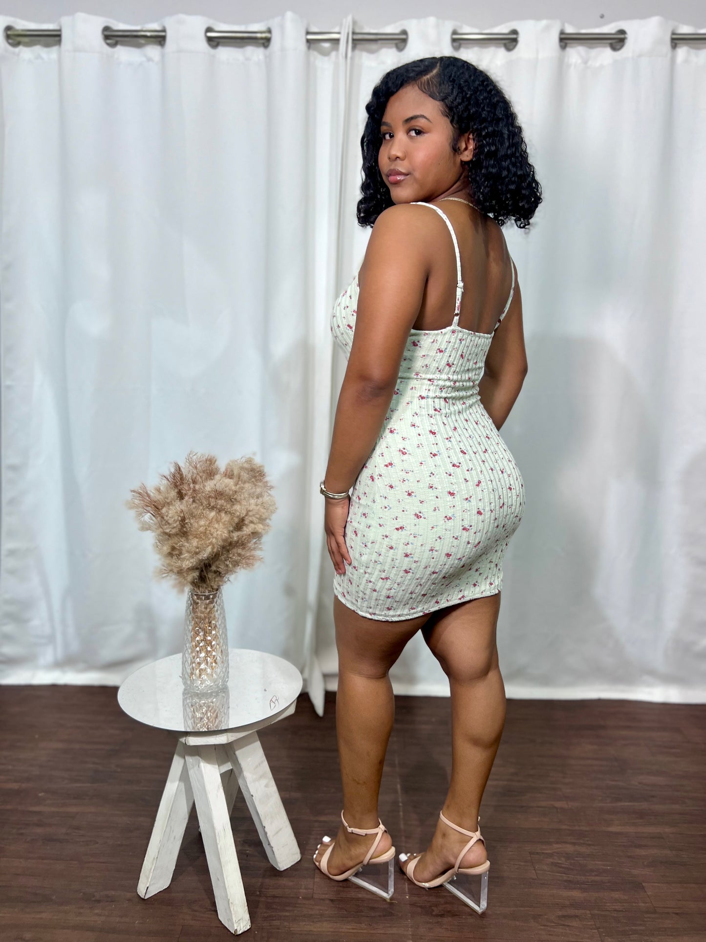 DAISY BOTTON DOWN MINI DRESS