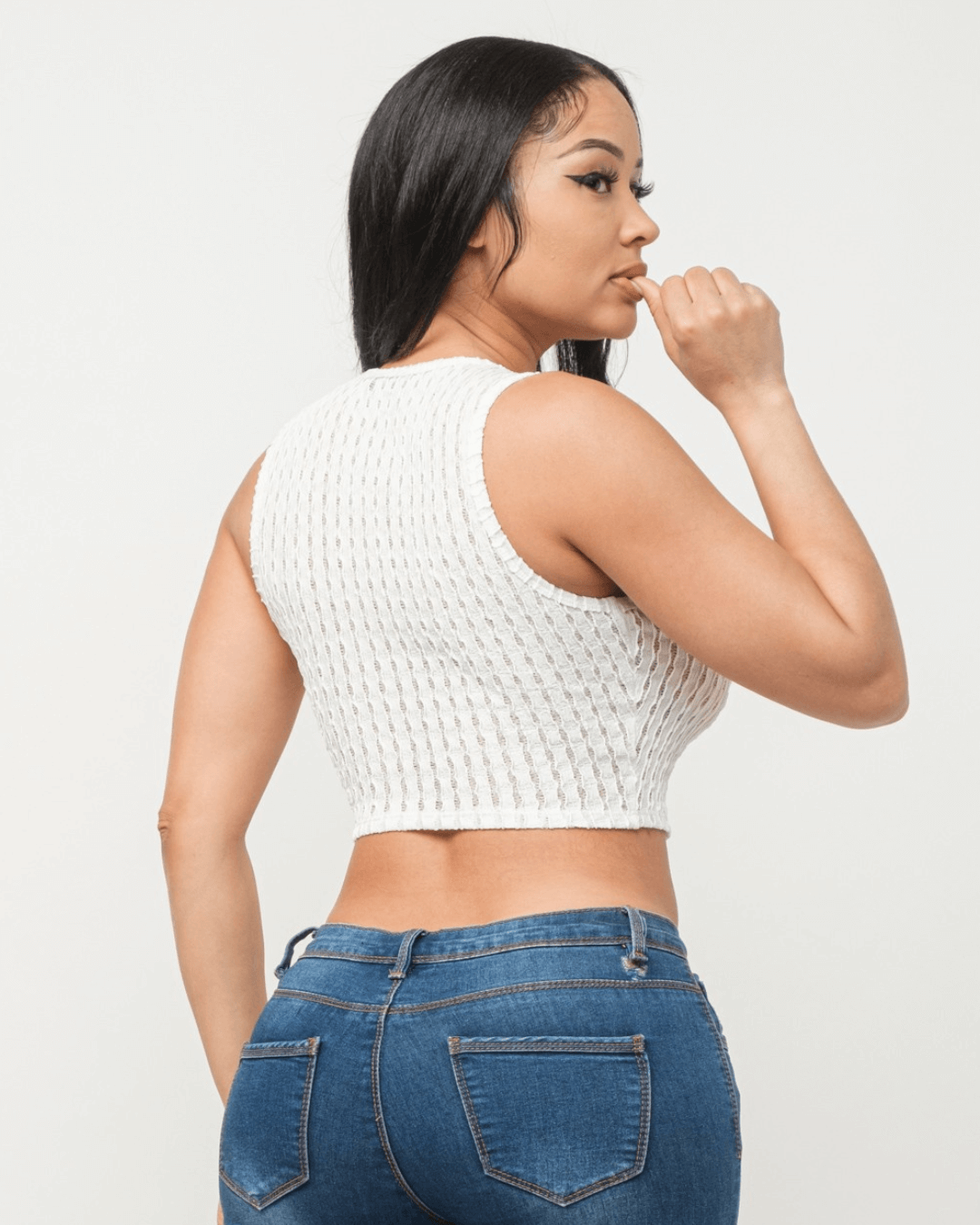SHEER CROP TOP