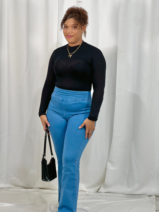 STANDING ON BUSINESS HIGH WAISTED FLARE JEANS