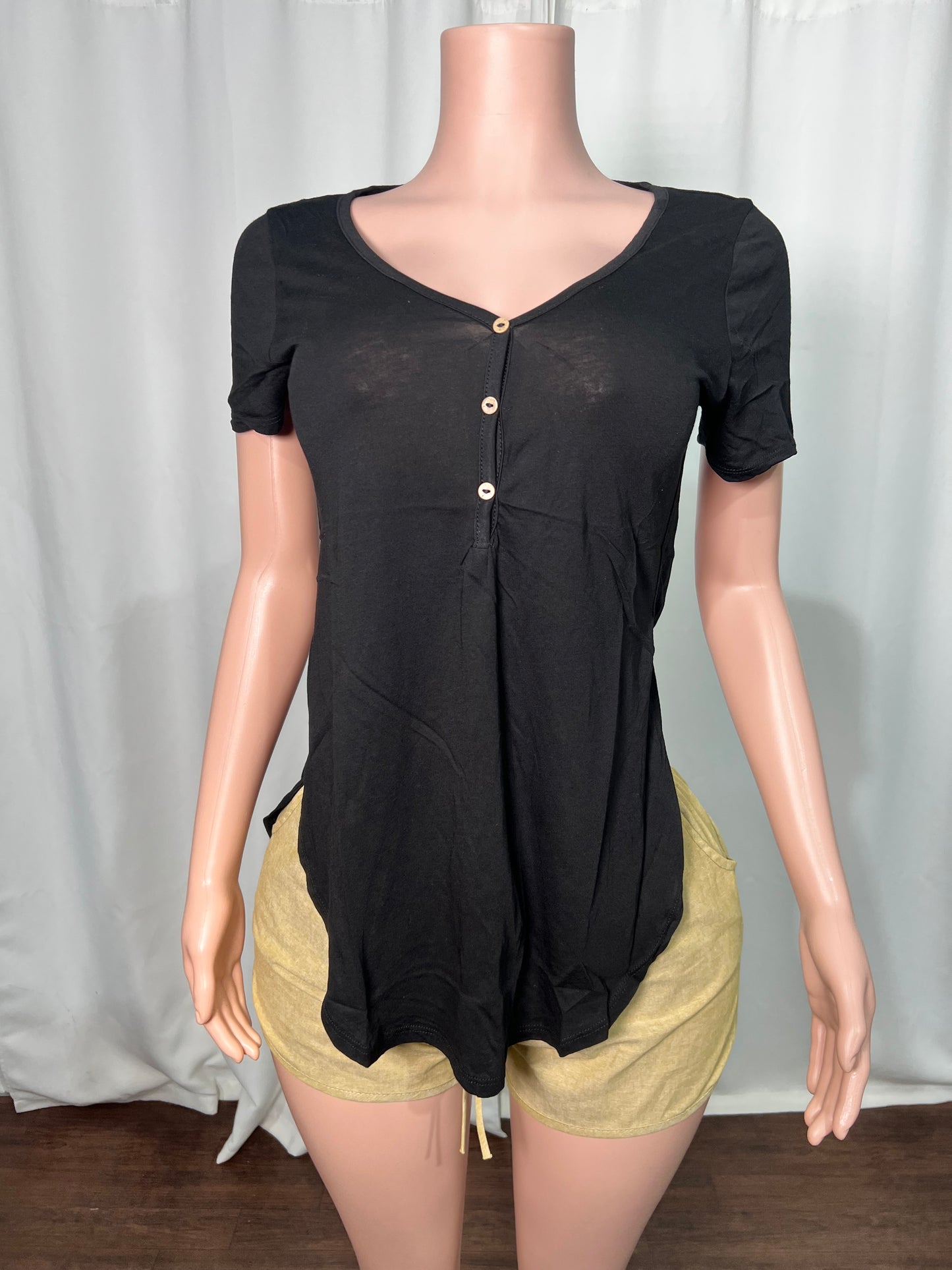 OVERSIZE CURVE HEM TOP