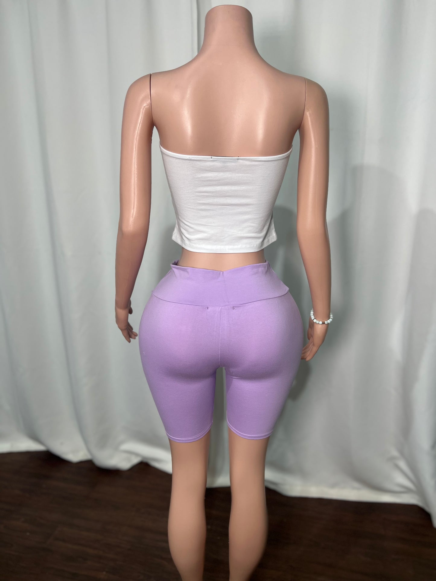 HIGH WAISTED BIKER SHORT