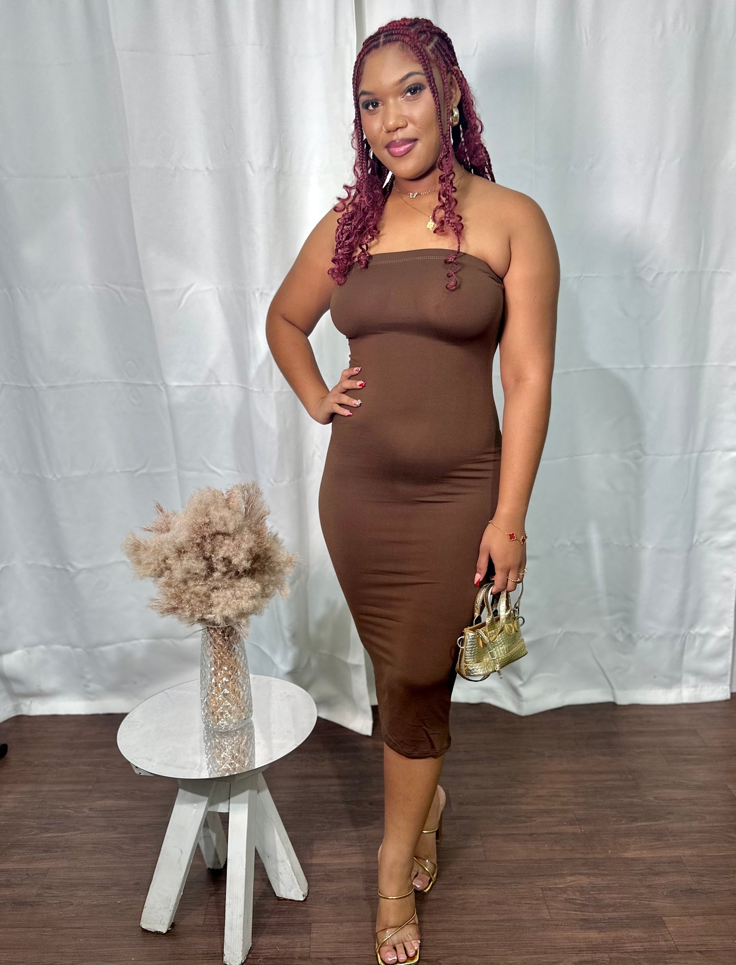 TUBE MIDI DRESS