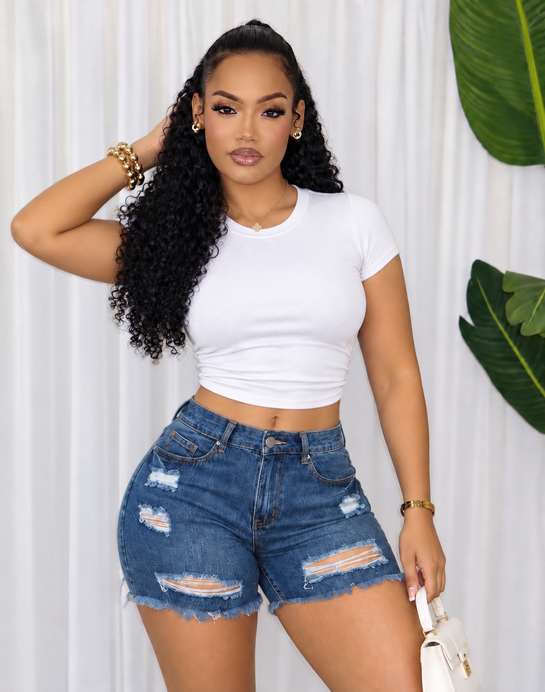 RIBBED OPEN BACK CROP TOP