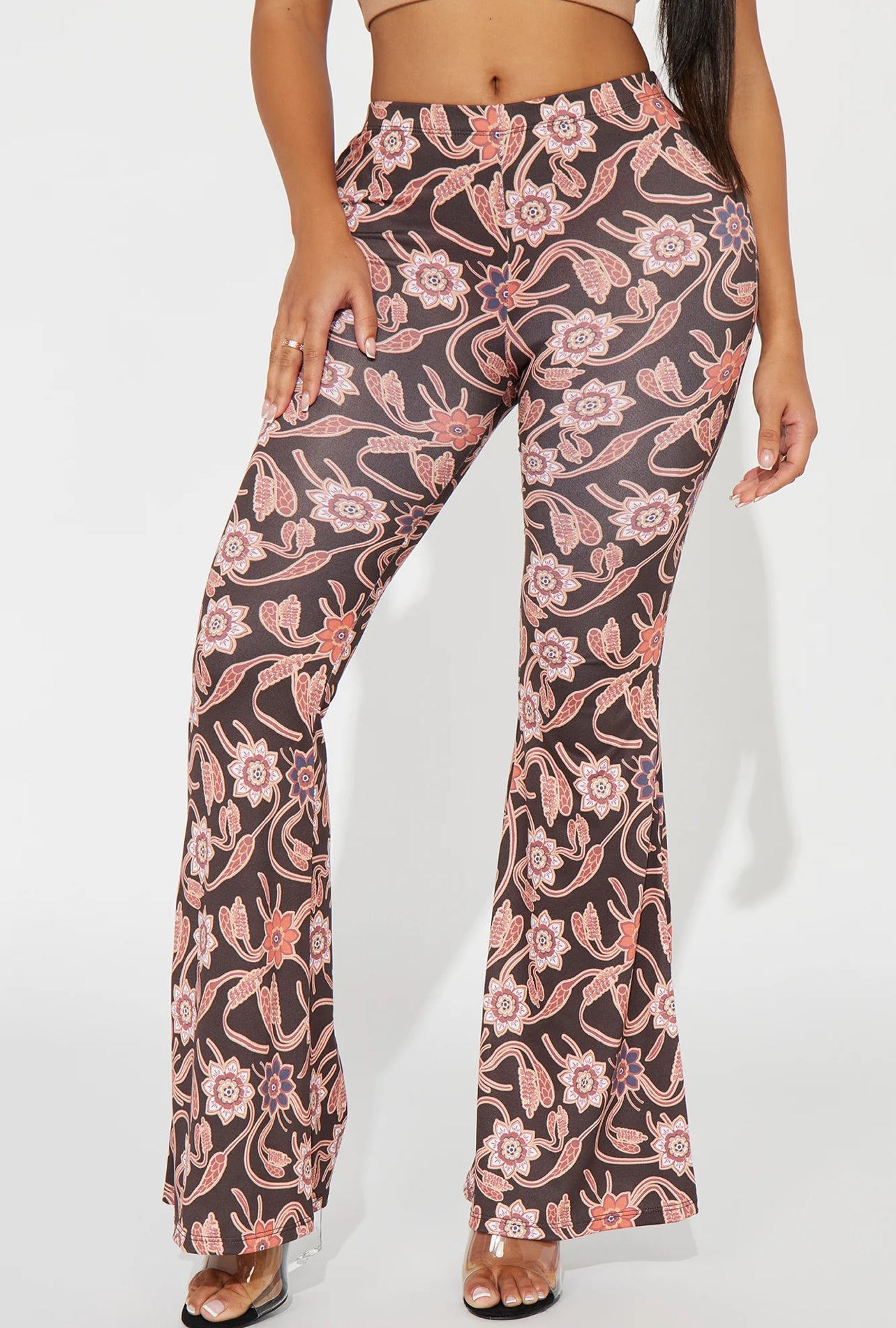 GET SWIRLY FLARE PANTS