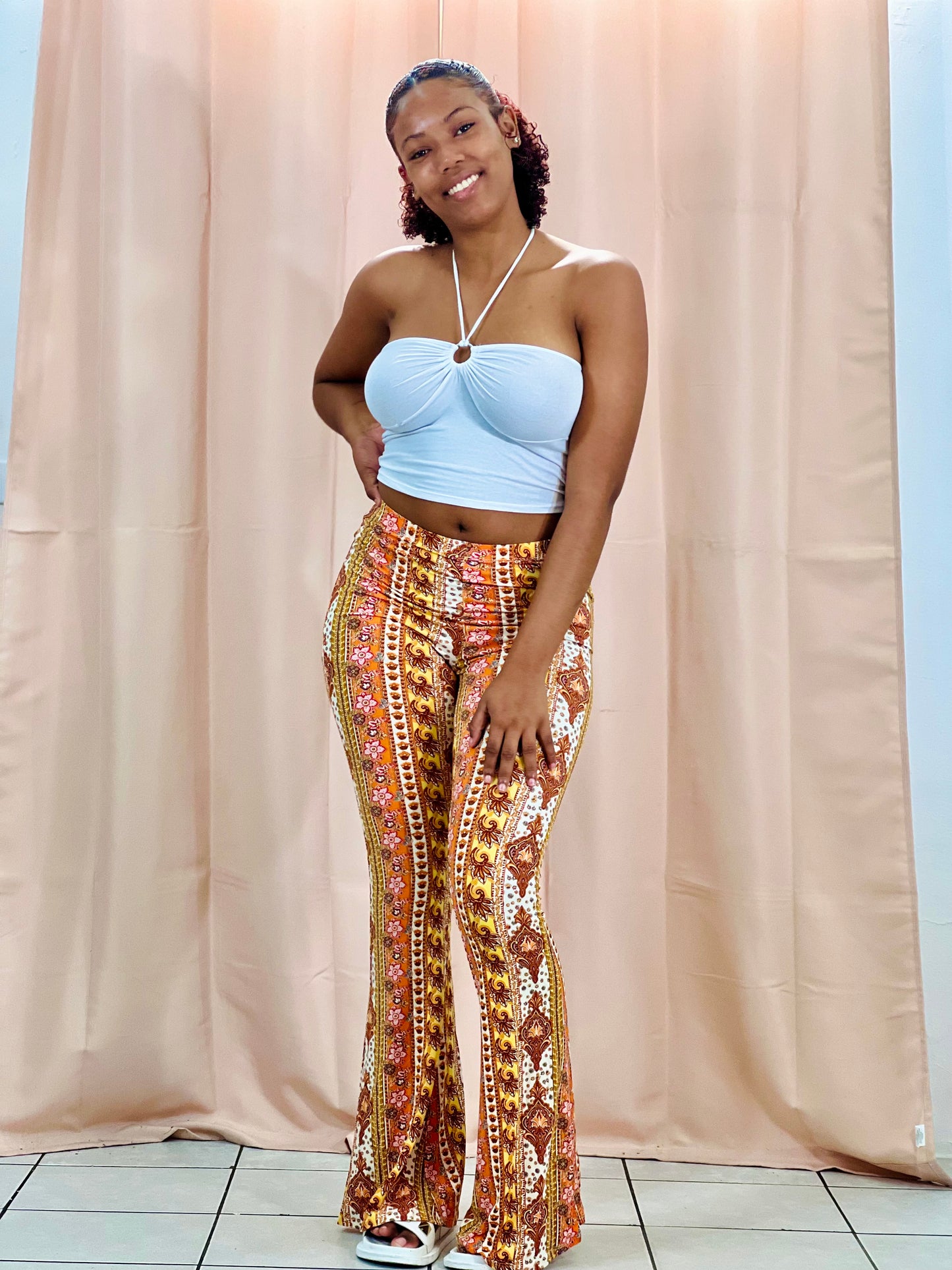 PRINTED PALAZZO PANTS