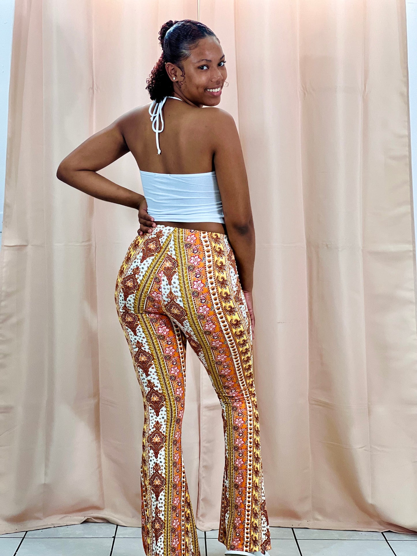 PRINTED PALAZZO PANTS