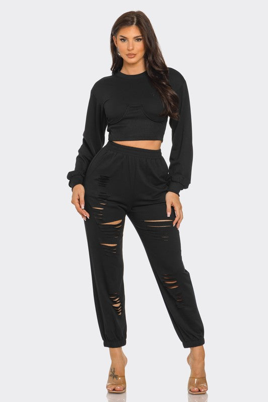 STREET SOFT LONG SLEEVE SET