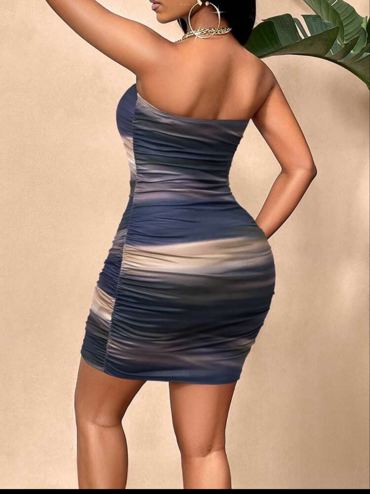 GRADIENT TUBE DRESS