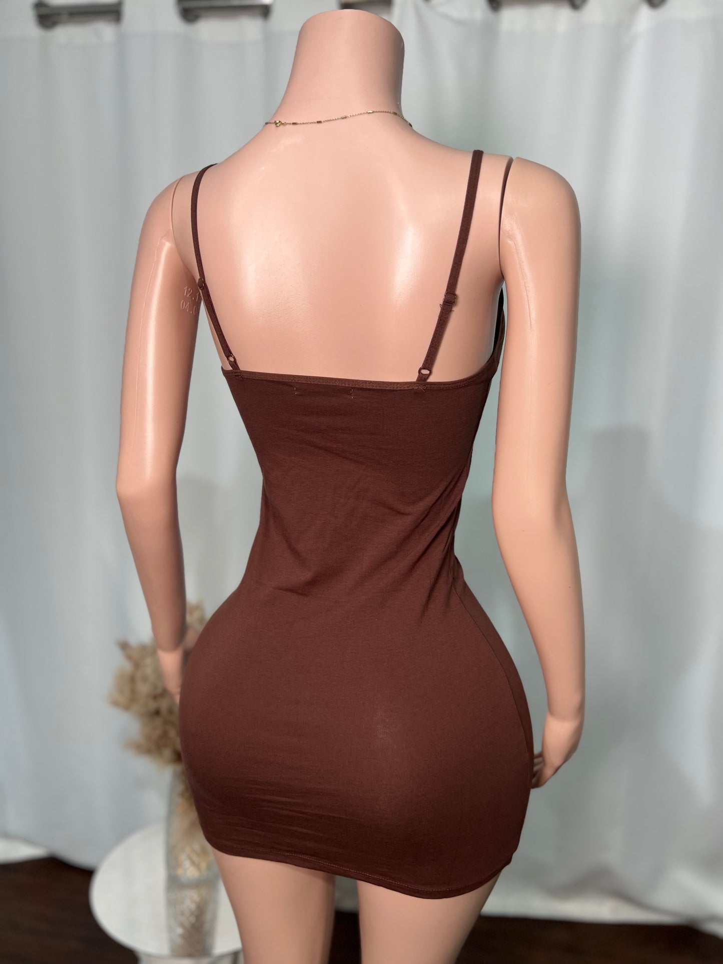 CAMI MINI DRESS W/ ADJUSTABLE STRAPS