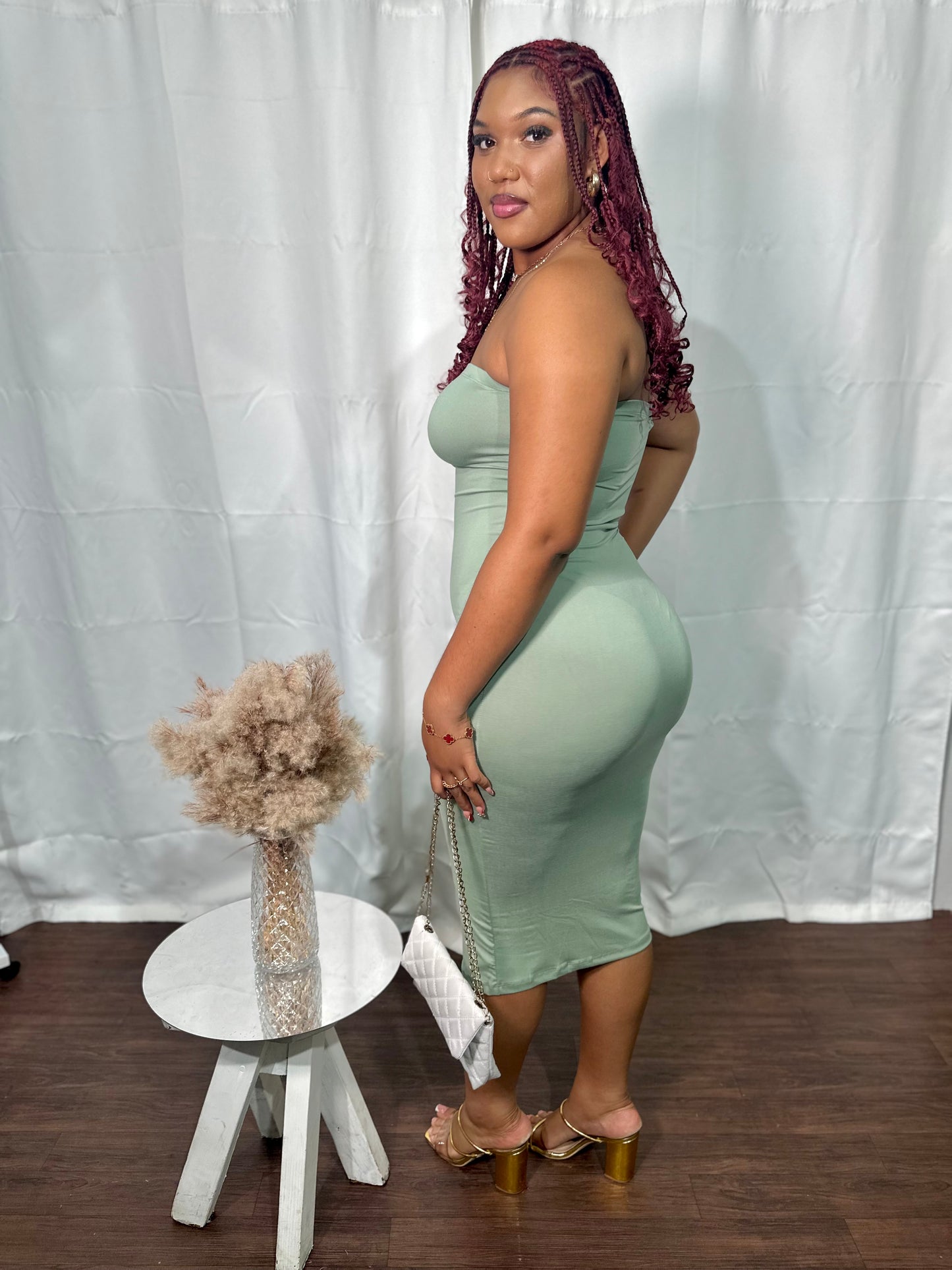 TUBE MIDI DRESS