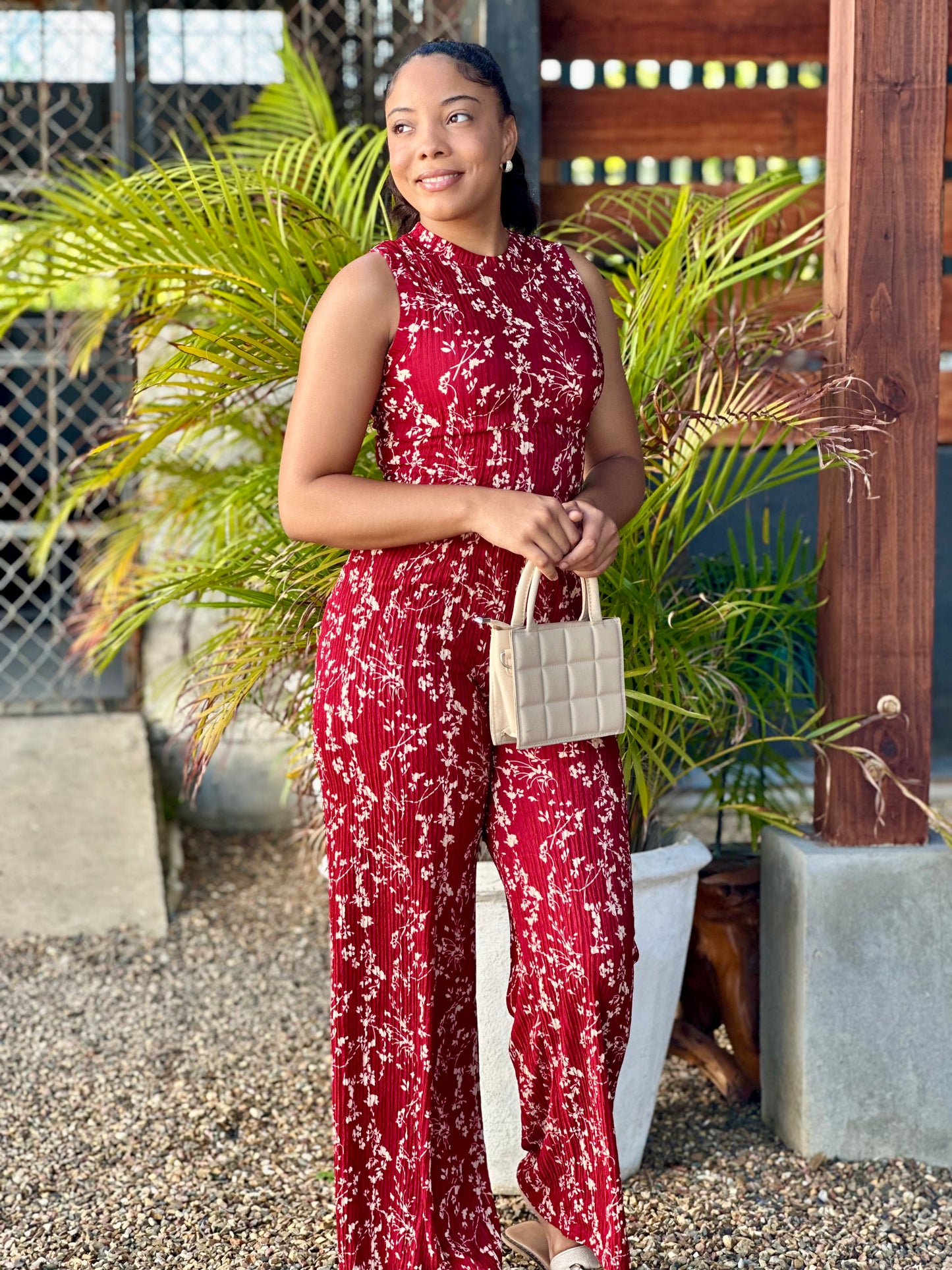 SPICY THEORY CRINKLED PANTS SET