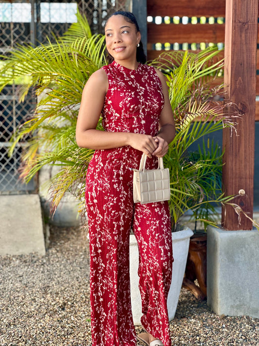 SPICY THEORY CRINKLED PANTS SET