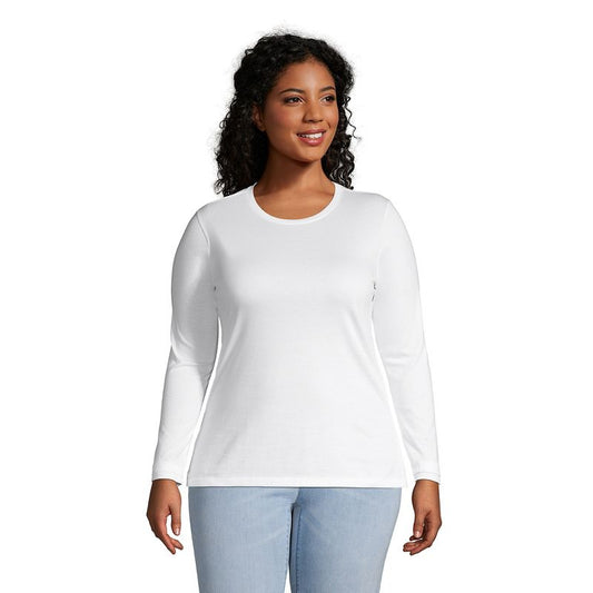 LONG SLEEVE COTTON TOP (PLUS)